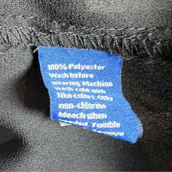 Apt 9 black ruffle peplum top size small - Picture 5 of 5